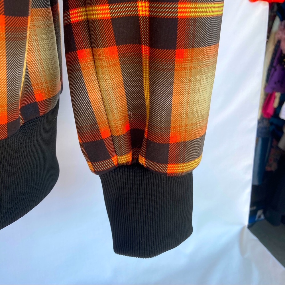 Burton Dry Ride Full Zip Scoop Hoodie Plaid Fleece Lined Women’s Size Small - Picture 10 of 16